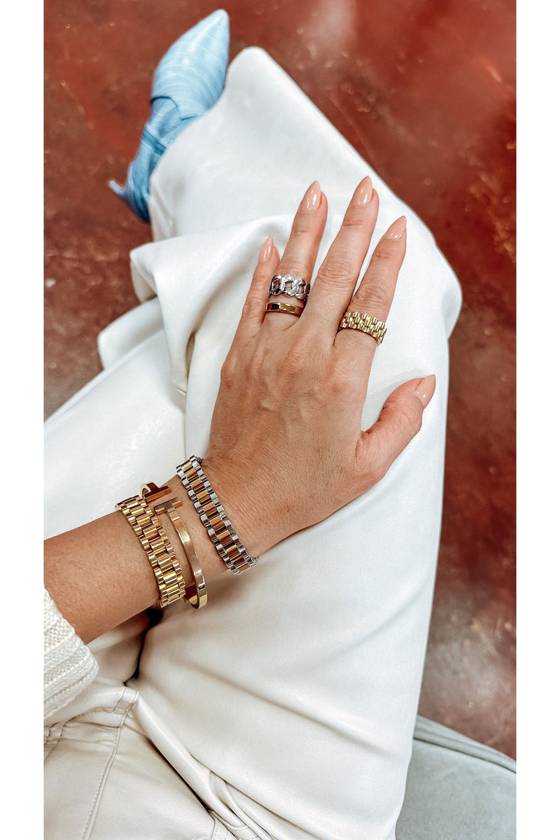 Stacking bracelets with rolex Clearance