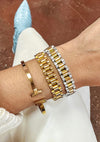 Gold Royal Rolex Style Bracelet-Accessories-KCoutureBoutique, women's boutique in Bossier City, Louisiana