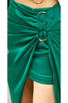 Green Goddess Side Slit Skirt-Bottoms-KCoutureBoutique, women's boutique in Bossier City, Louisiana