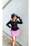 La Textured Skirt-Bottoms-KCoutureBoutique, women's boutique in Bossier City, Louisiana