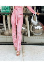 Let's Party Shimmer Metallic Pants-Pants-KCoutureBoutique, women's boutique in Bossier City, Louisiana