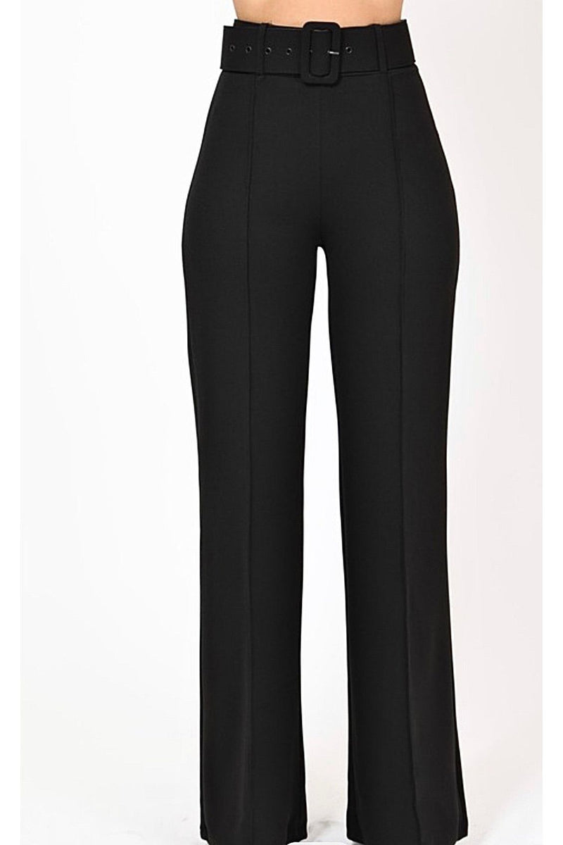 My Way Buckle Up Trousers-Bottoms-KCoutureBoutique, women's boutique in Bossier City, Louisiana