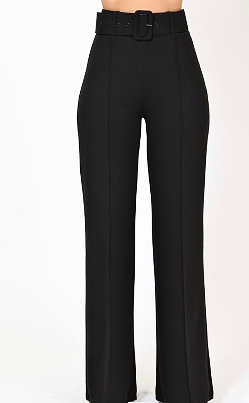 My Way Buckle Up Trousers-Bottoms-KCoutureBoutique, women's boutique in Bossier City, Louisiana