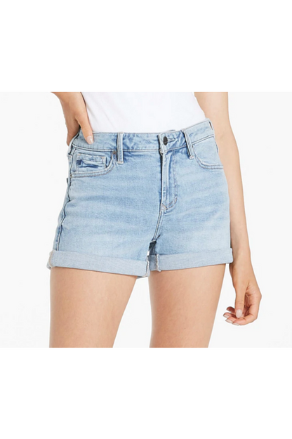 Portmore Ava High Rise Denim Shorts-Shorts-KCoutureBoutique, women's boutique in Bossier City, Louisiana