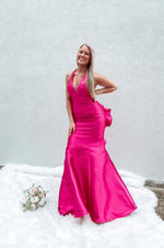 Rosetta Statement Evening Dress-Dresses-KCoutureBoutique, women's boutique in Bossier City, Louisiana