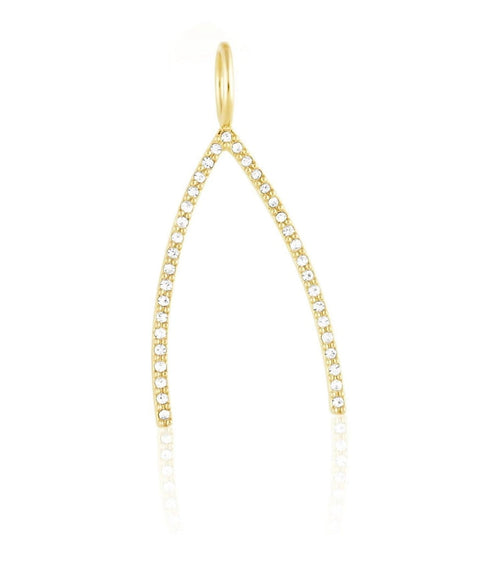 Sahira Wishbone Pendant Necklace-Necklaces-KCoutureBoutique, women's boutique in Bossier City, Louisiana