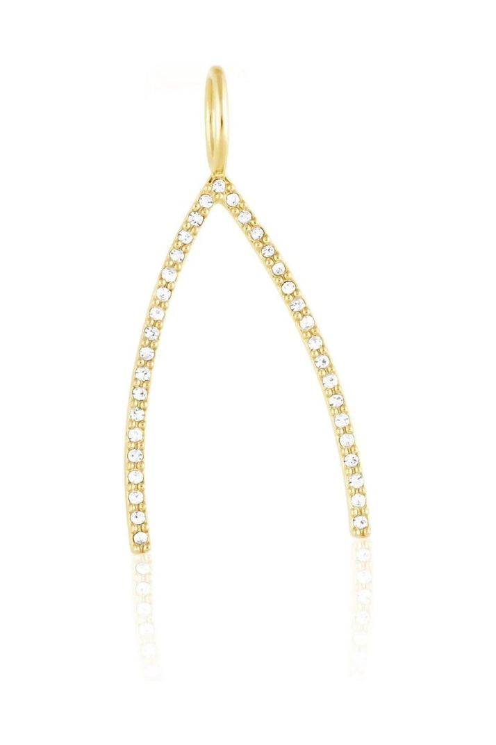 Sahira Wishbone Pendant Necklace-Necklaces-KCoutureBoutique, women's boutique in Bossier City, Louisiana