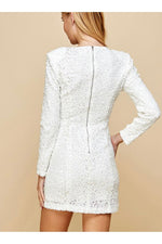 Time For Snow Sequin Dress-Dresses-KCoutureBoutique, women's boutique in Bossier City, Louisiana