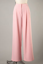 Trend Alert Pink Wide Leg Trousers-Bottoms-KCoutureBoutique, women's boutique in Bossier City, Louisiana
