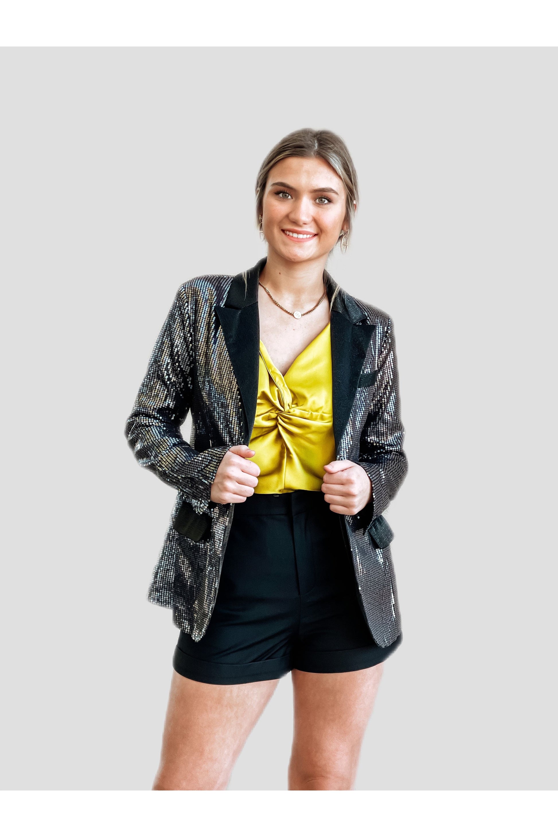You Better Work Black Sequin Blazer-KCoutureBoutique, women's boutique in Bossier City, Louisiana
