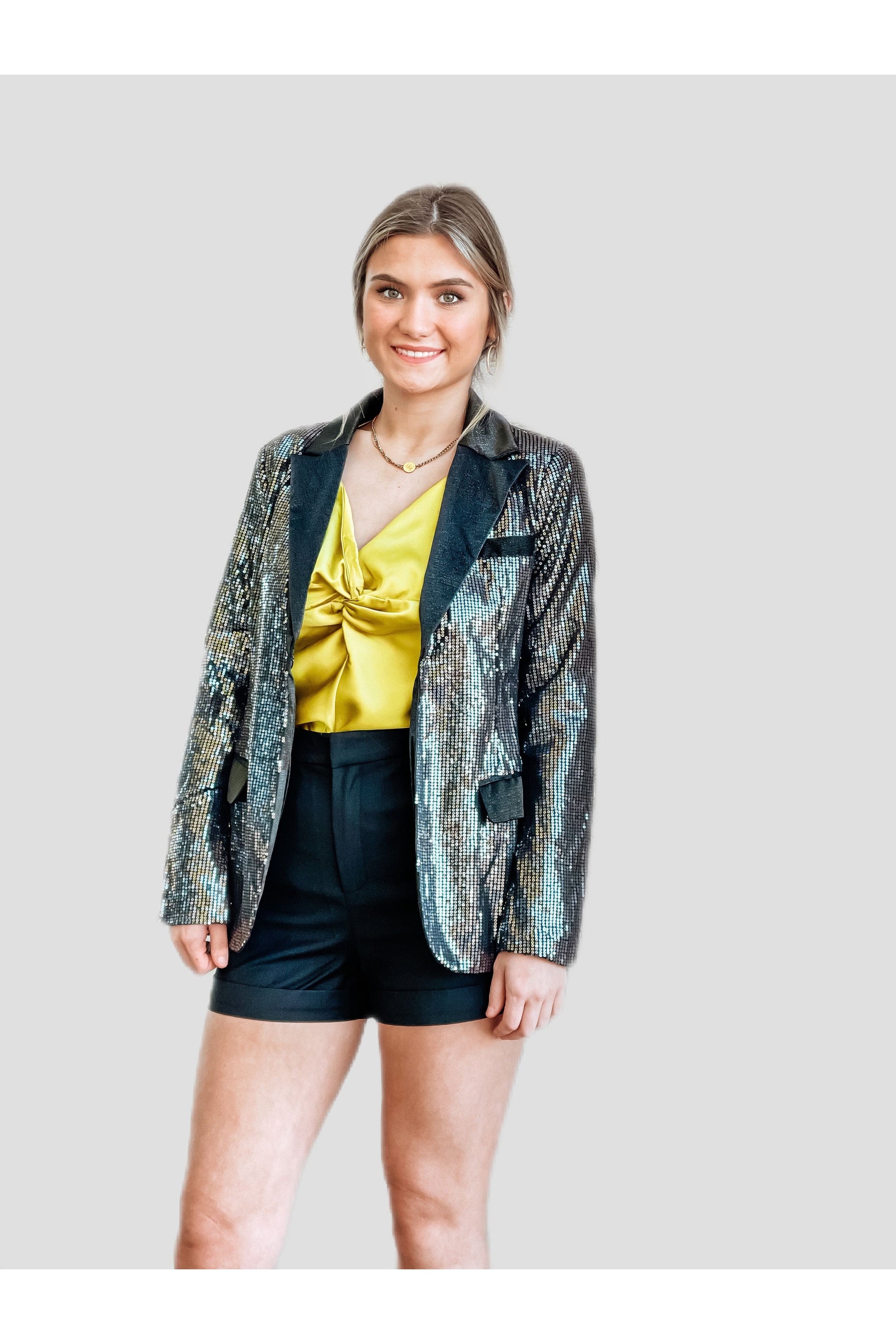 You Better Work Black Sequin Blazer-KCoutureBoutique, women's boutique in Bossier City, Louisiana