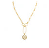 Zoe Lion Medallion Lariat Necklace-Necklaces-KCoutureBoutique, women's boutique in Bossier City, Louisiana
